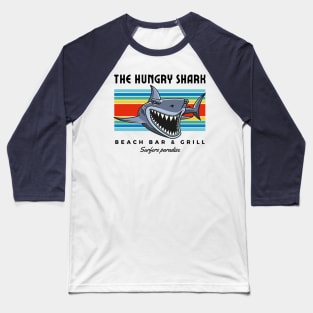 Hungry Shark Beach Bar and Grill Surfers Paradise Baseball T-Shirt